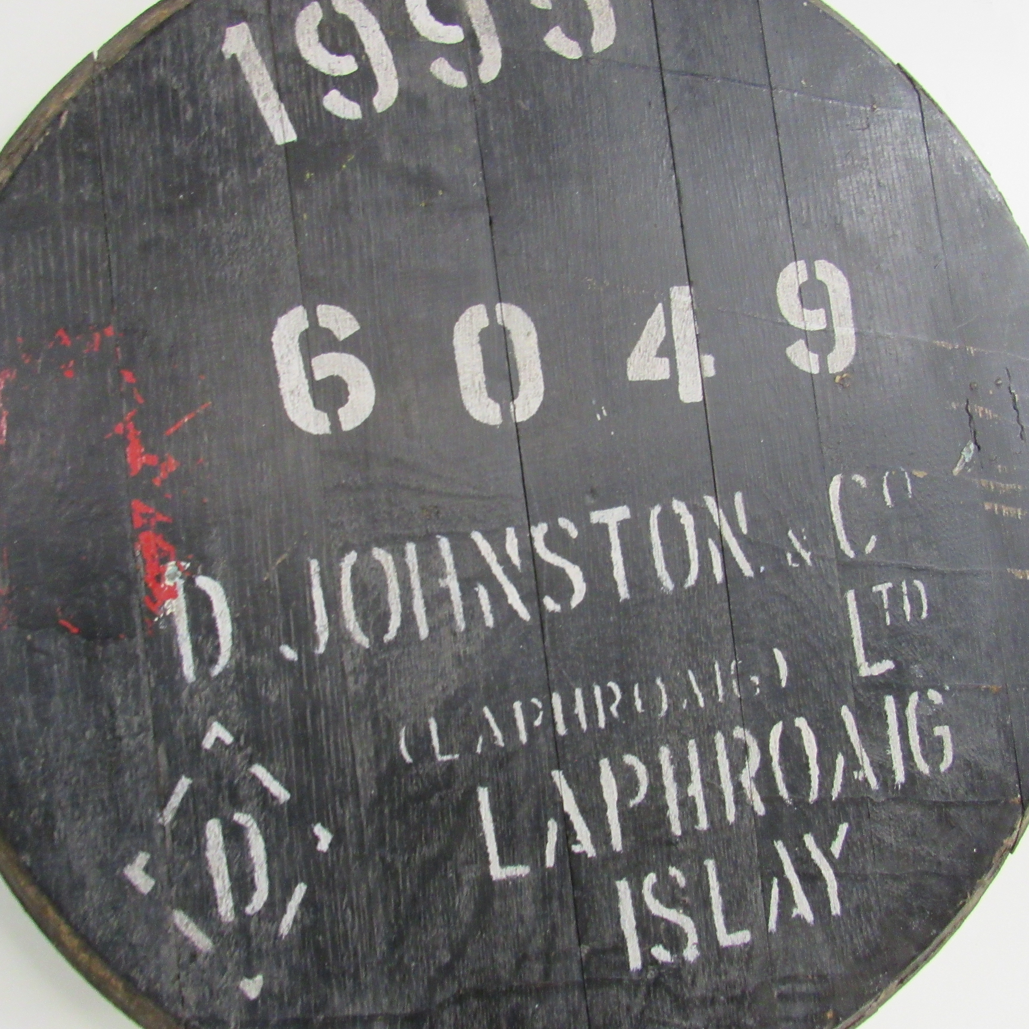 Laphroaig Fassdeckel