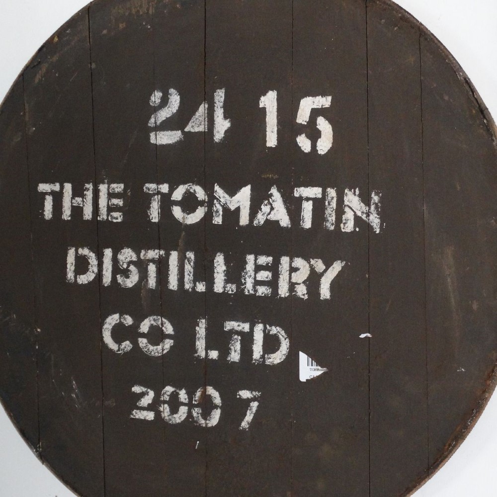 Tomatin Fassdeckel