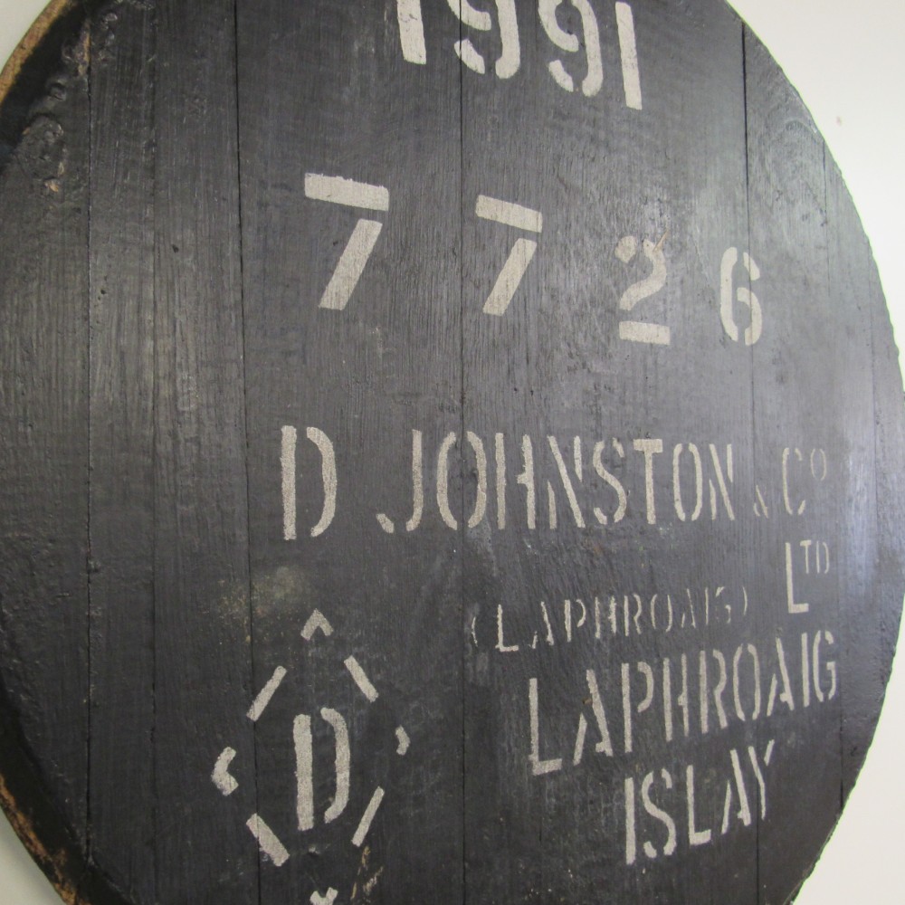 Laphroaig Fassdeckel