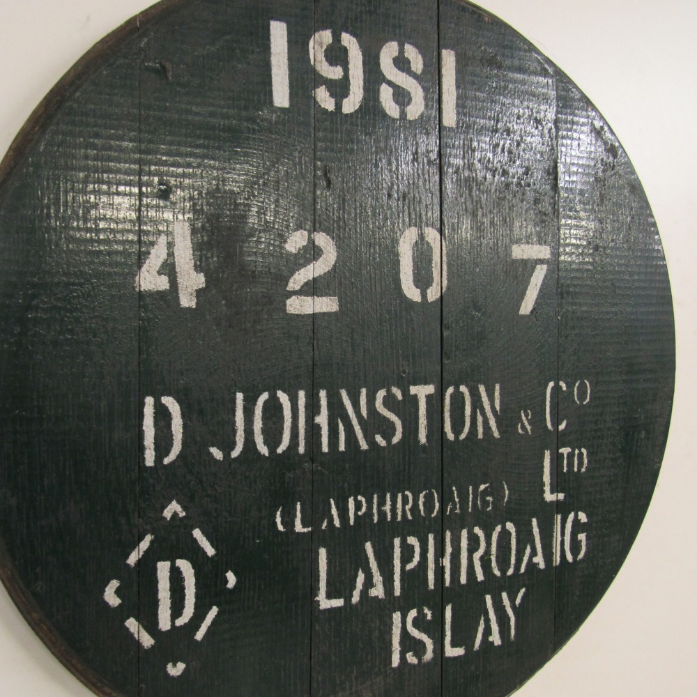 Laphroaig Fassdeckel