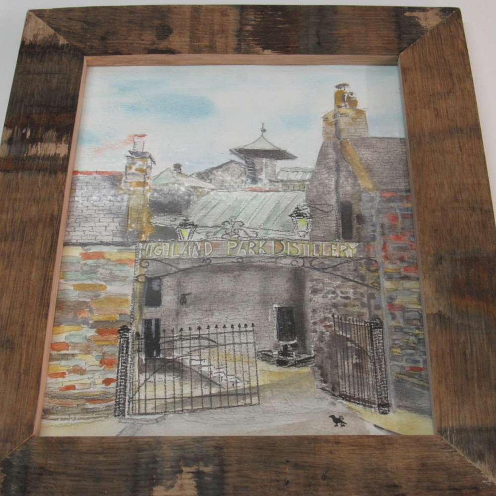 Aquarell "Highland Park"