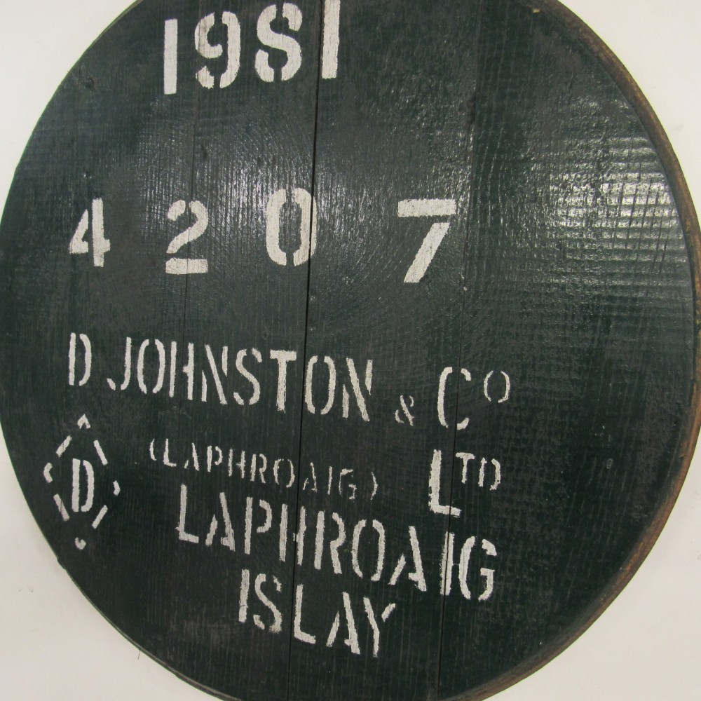 Laphroaig Fassdeckel
