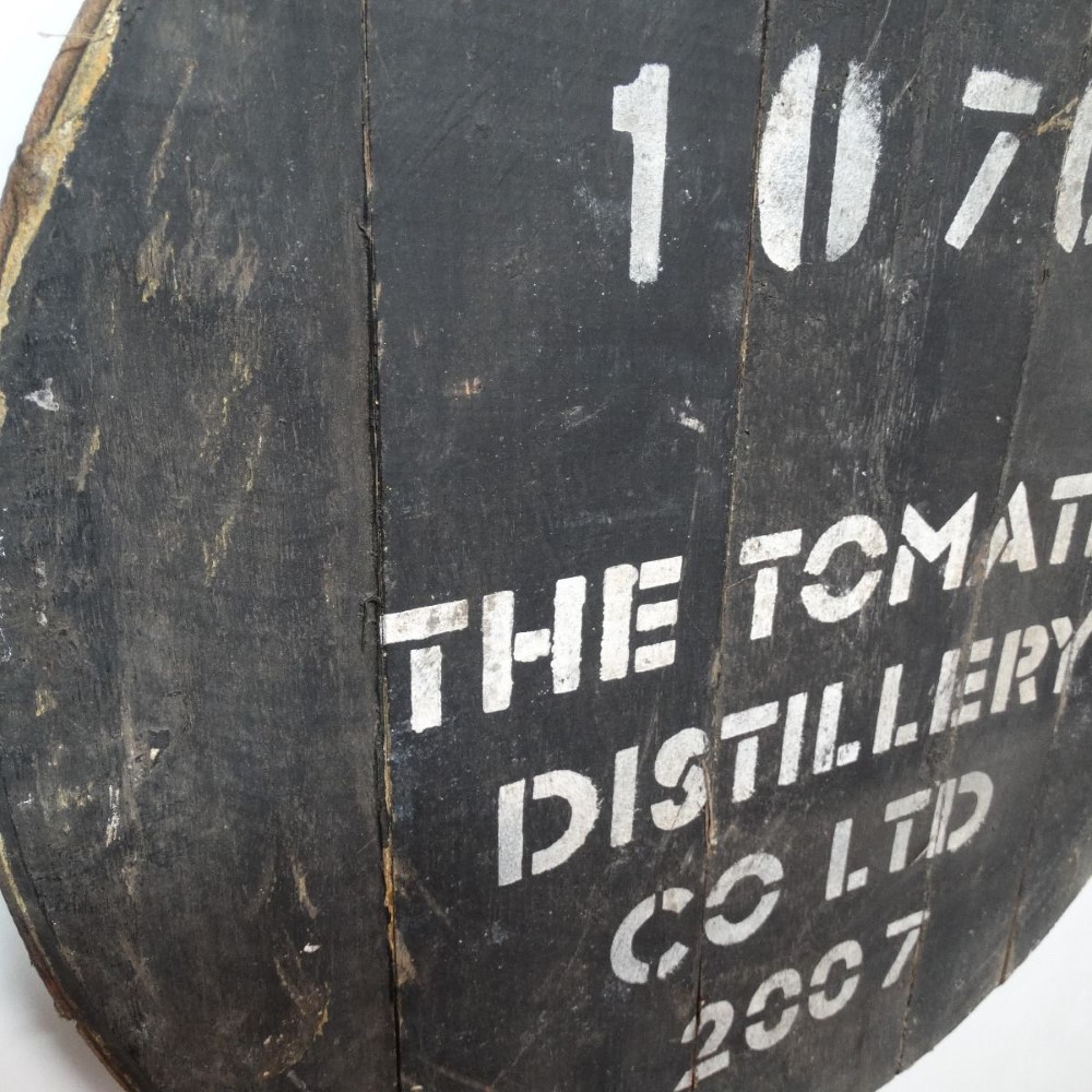 Tomatin Fassdeckel