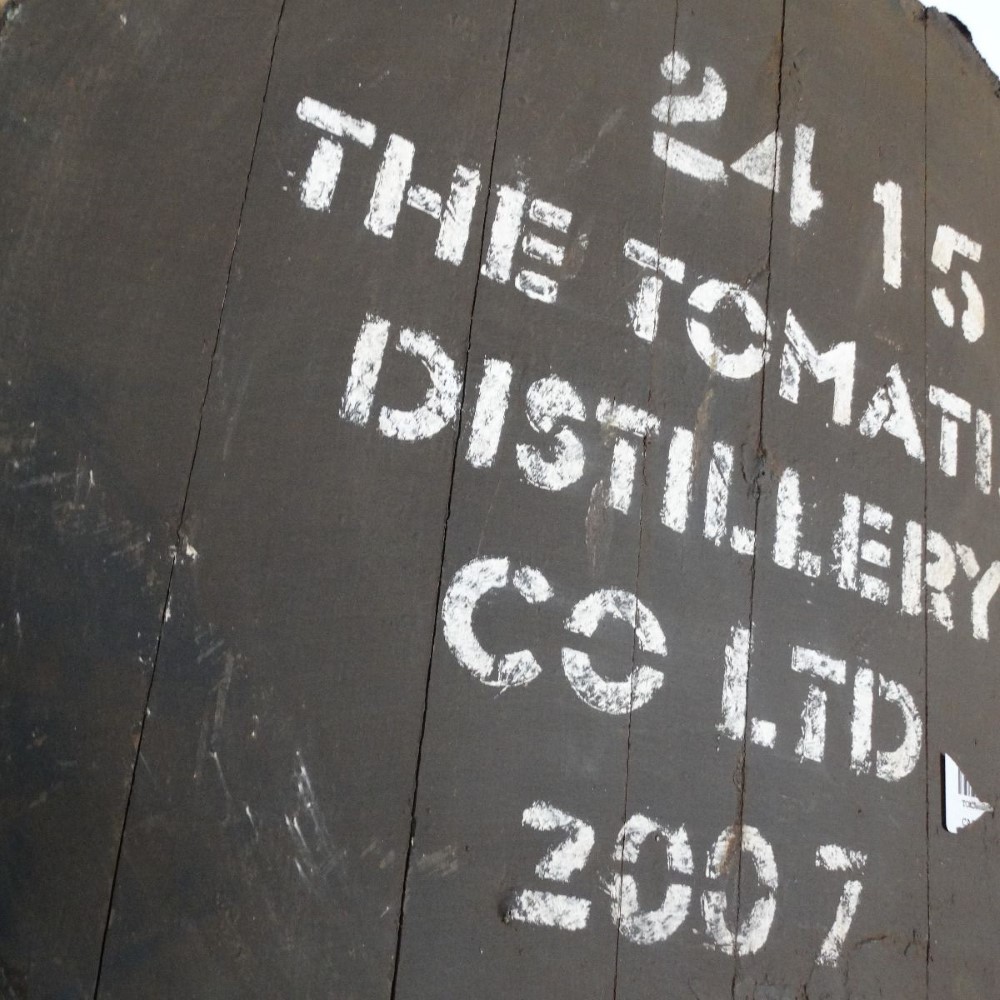 Tomatin Fassdeckel