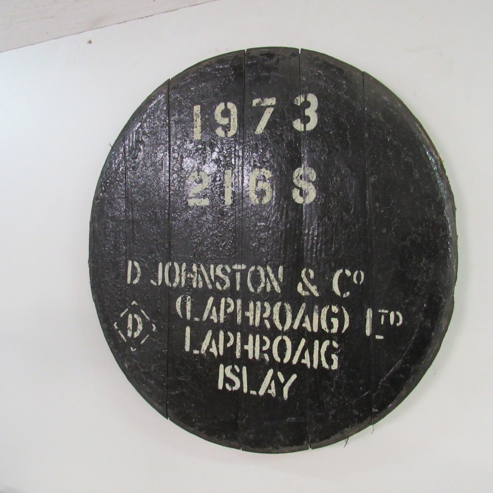 Laphroaig Fassdeckel