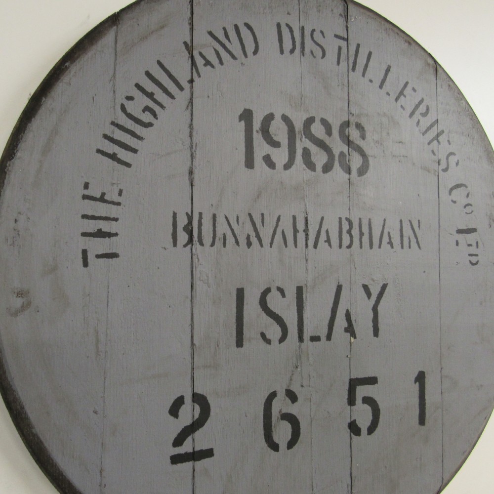 Bunnahabhain Fassdeckel