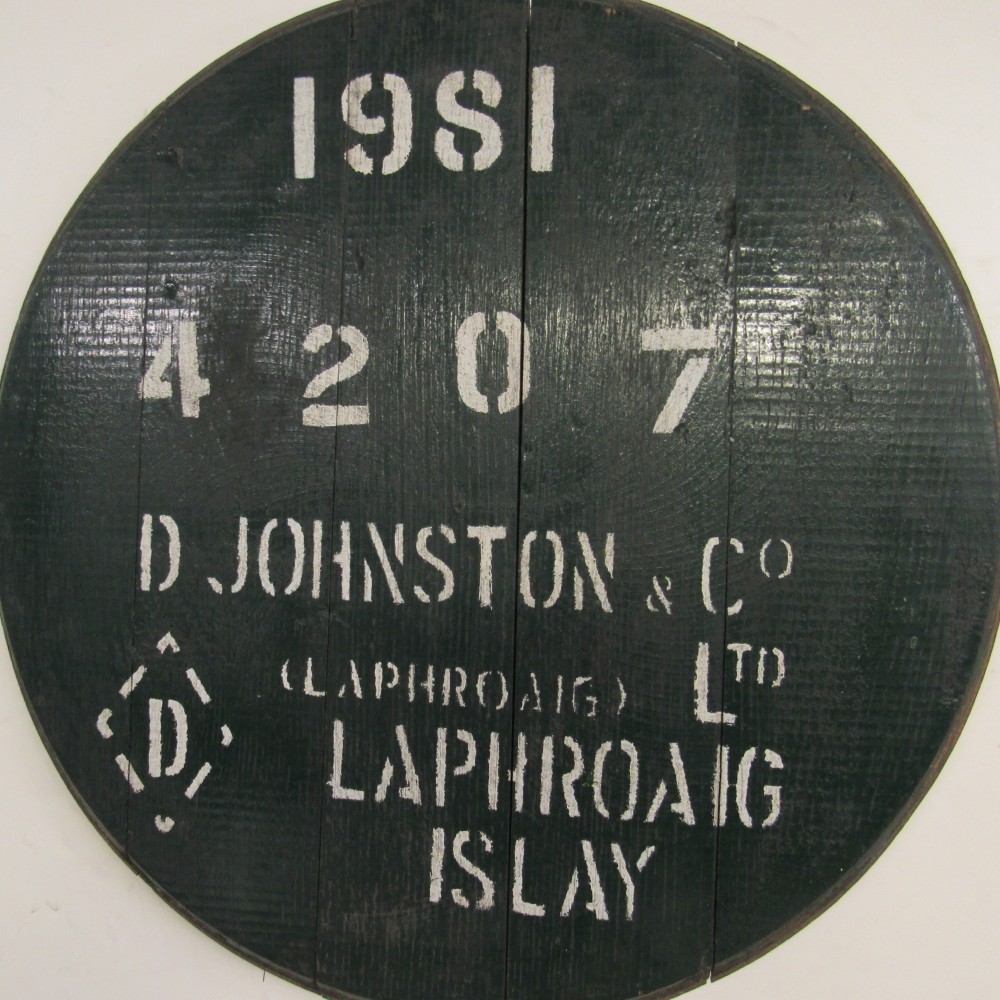 Laphroaig Fassdeckel
