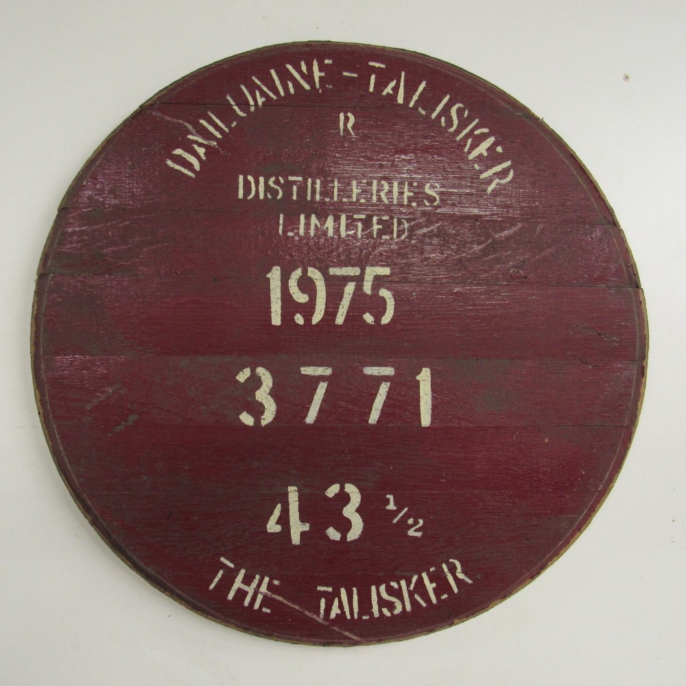 Talisker Fassdeckel