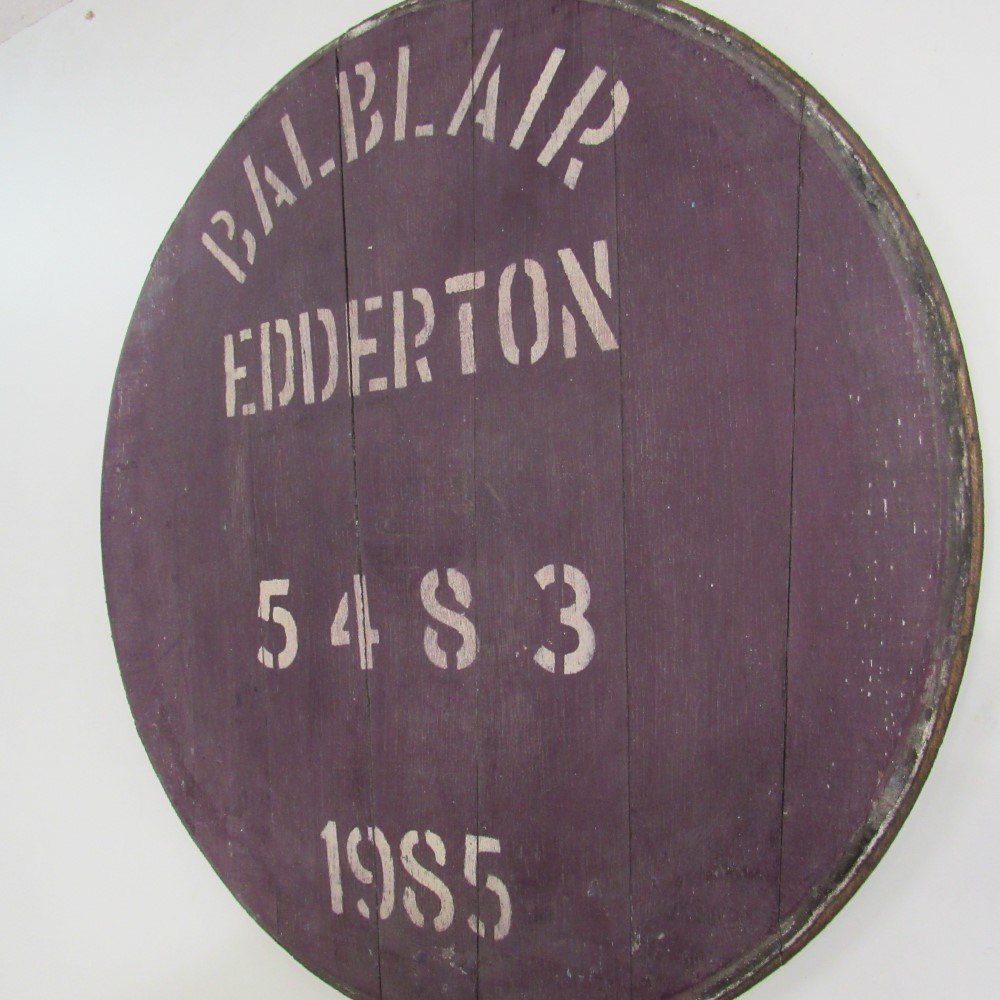 Balblair Fassdeckel