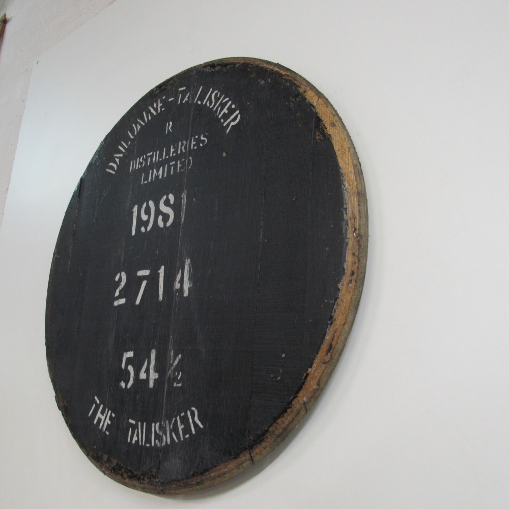 Talisker Fassdeckel