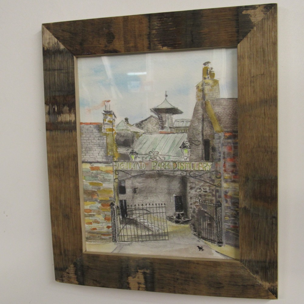 Aquarell "Highland Park"