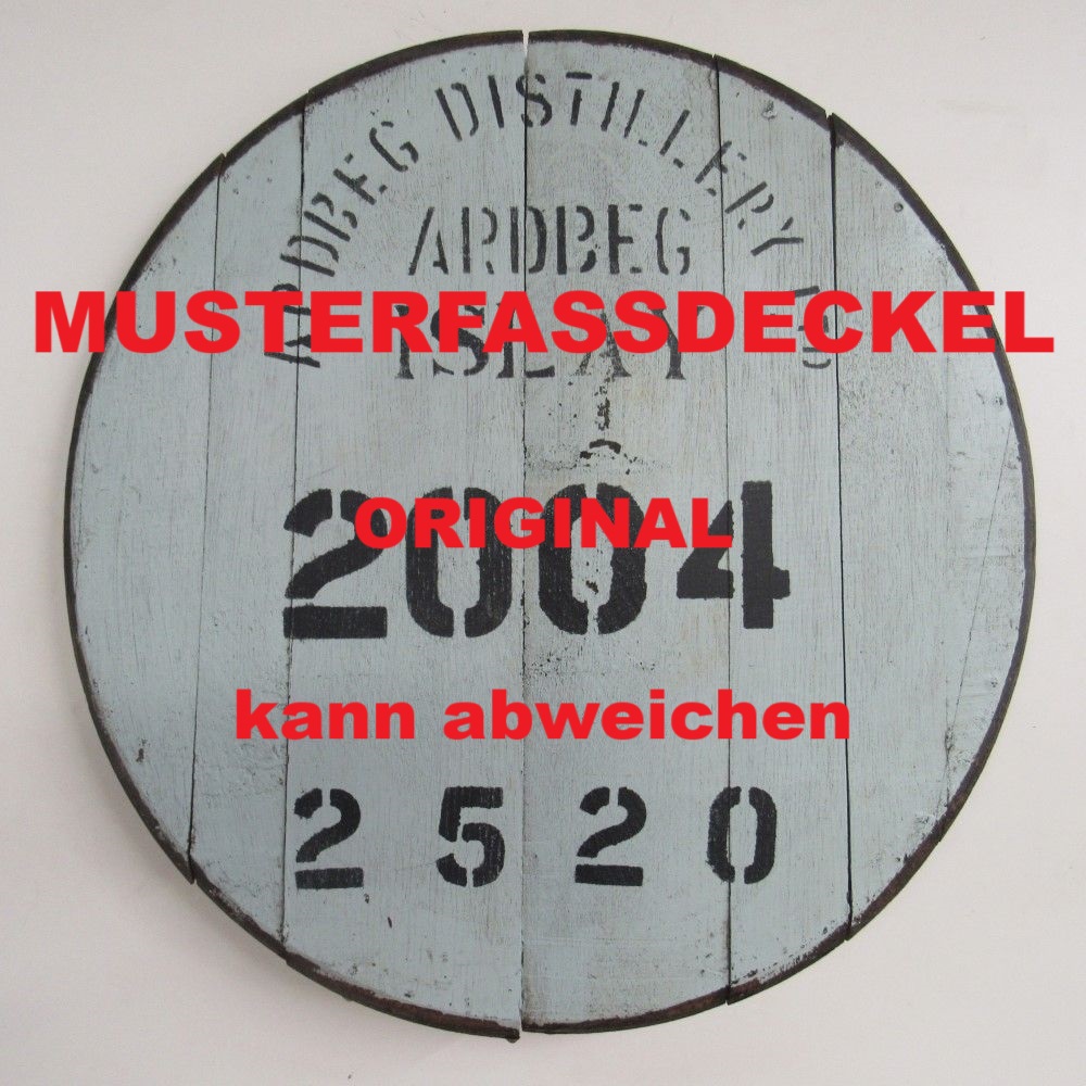 Fassdeckel als Dekoration