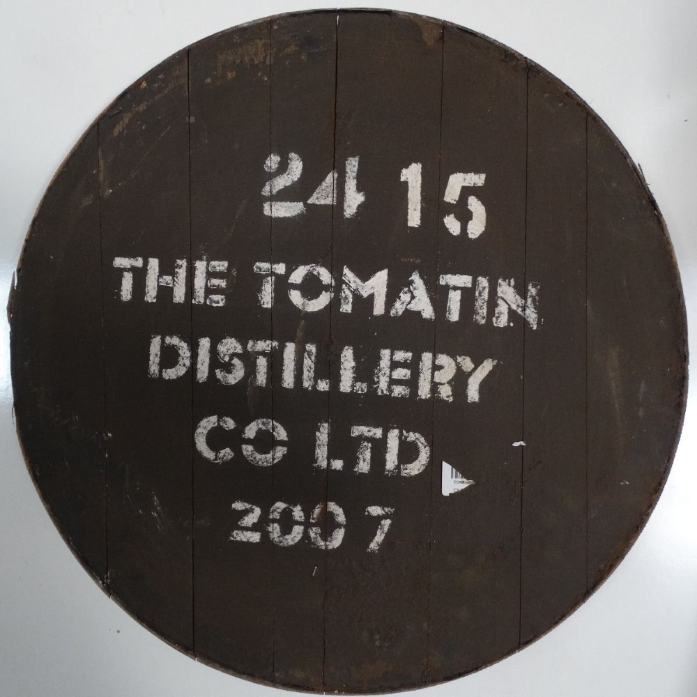 Tomatin Fassdeckel