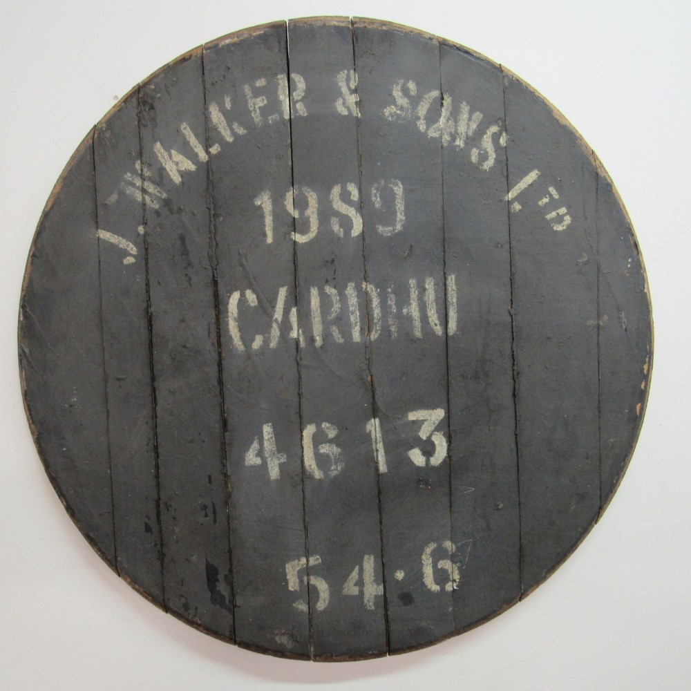 Cardhu Fassdeckel
