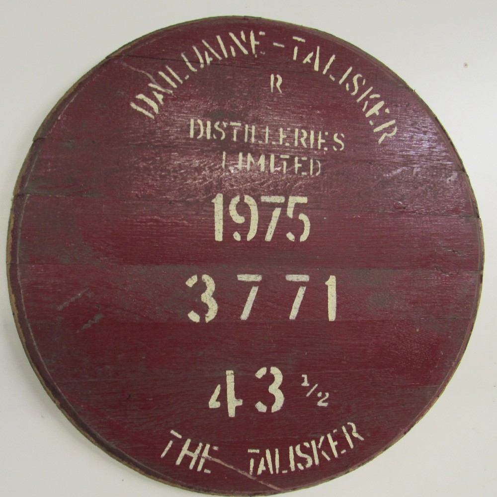 Talisker Fassdeckel