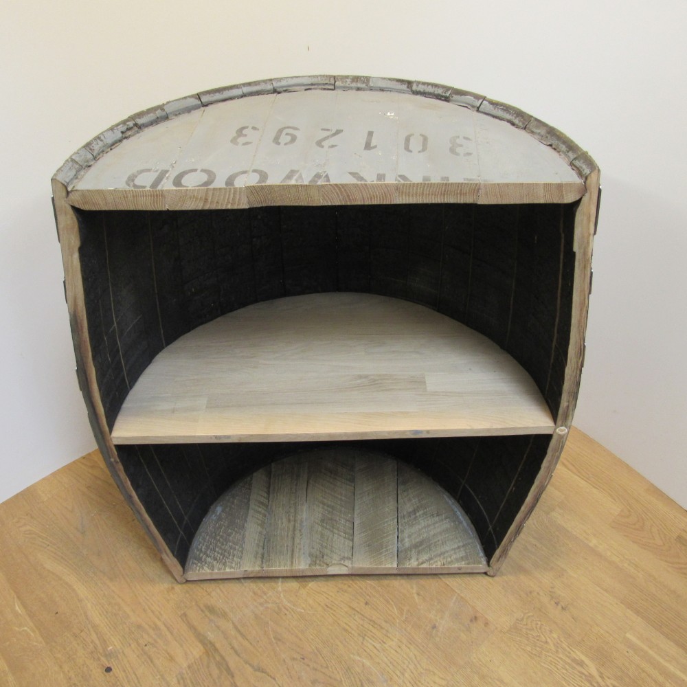 Halbes schottischels Whiskyfass aus der Linkwood Whiskybrennerei aus dem Jahr 2018 mit der Fassnummer 301293, Variante A (1)