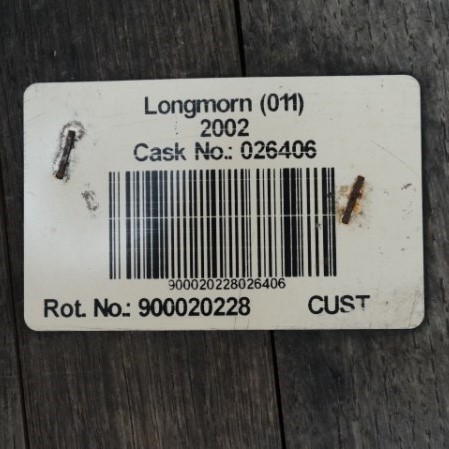 Longmorn Fassdeckel