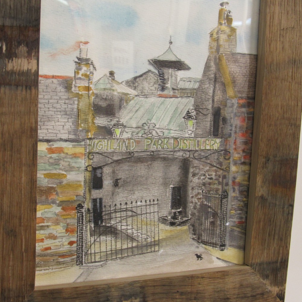 Aquarell "Highland Park"