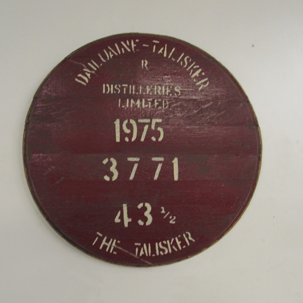 Talisker Fassdeckel