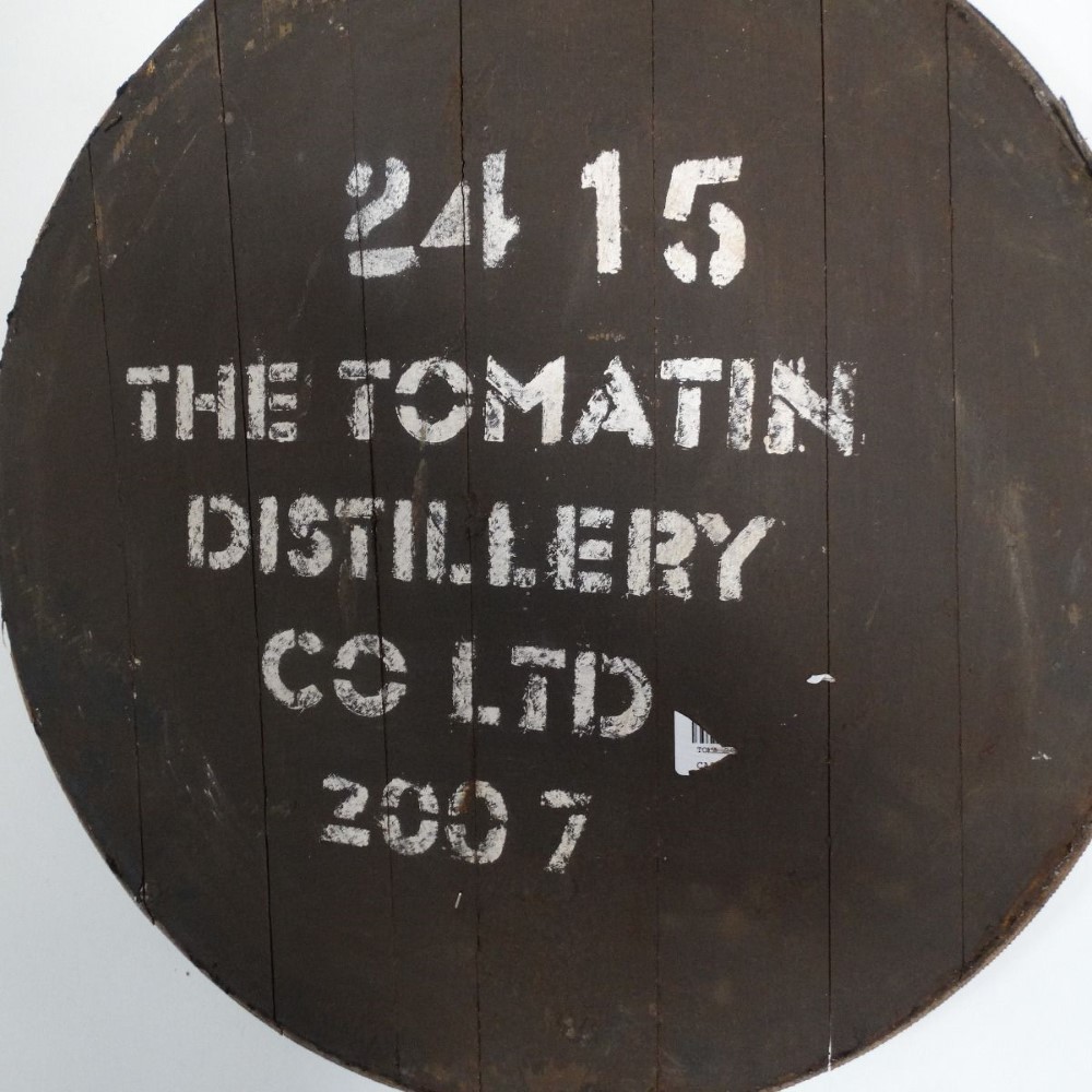 Tomatin Fassdeckel