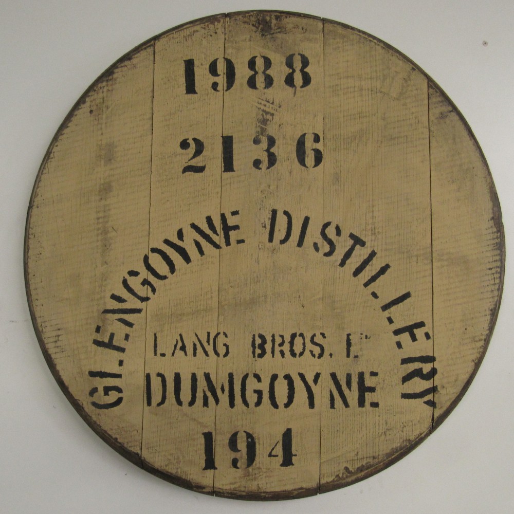 Glengoyne Fassdeckel