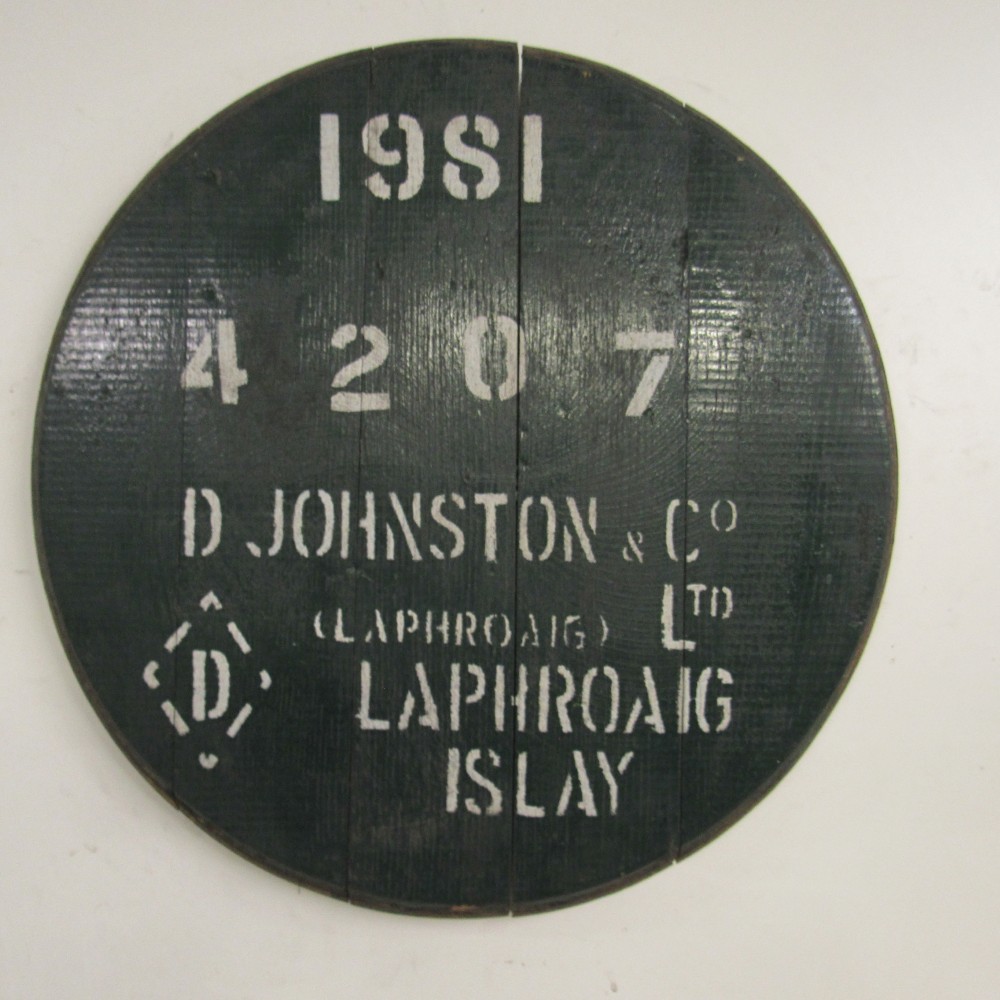 Laphroaig Fassdeckel