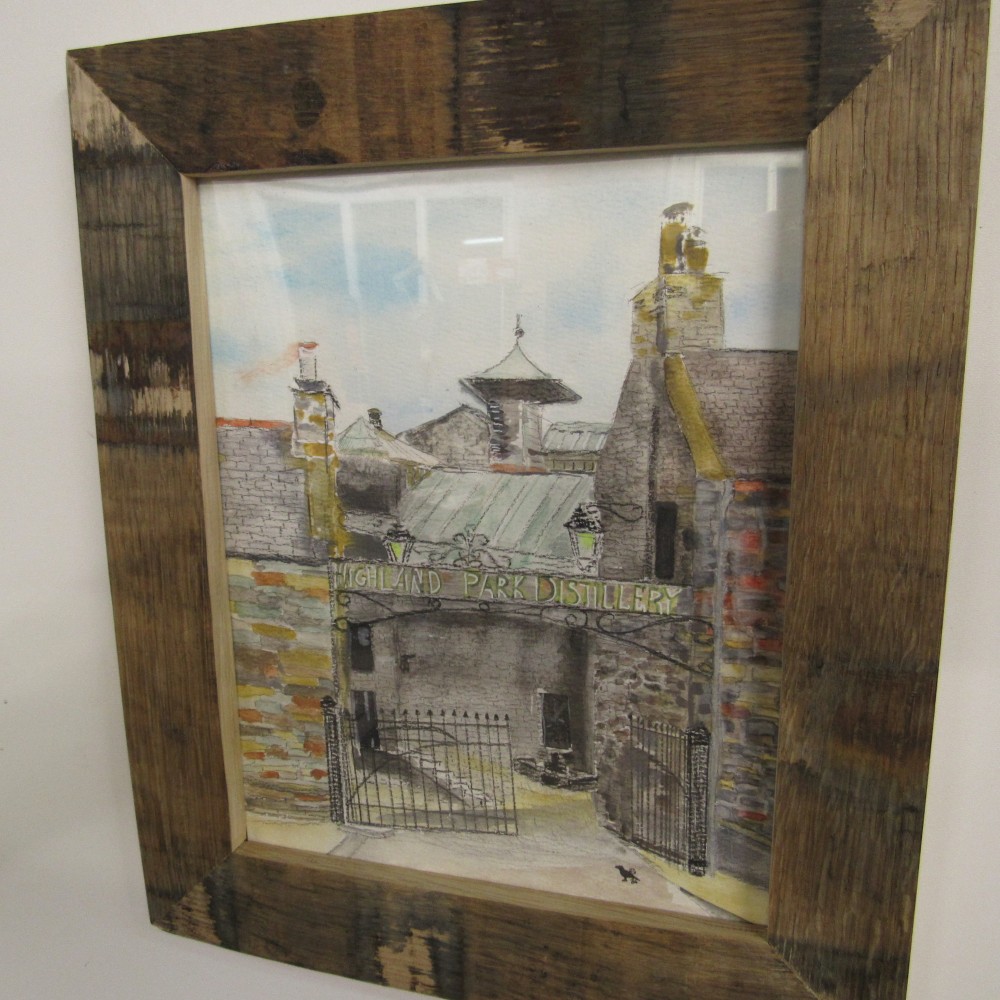 Aquarell "Highland Park"