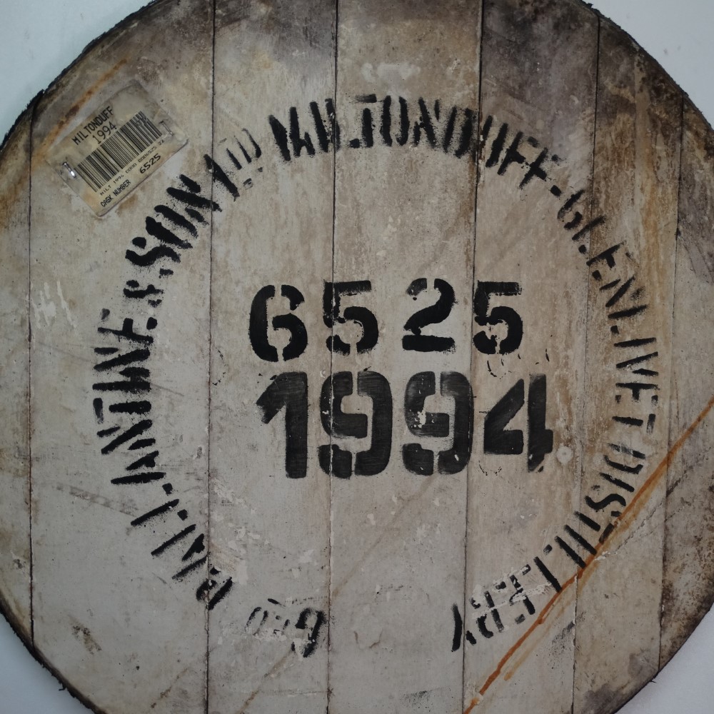 Miltonduff Fassdeckel