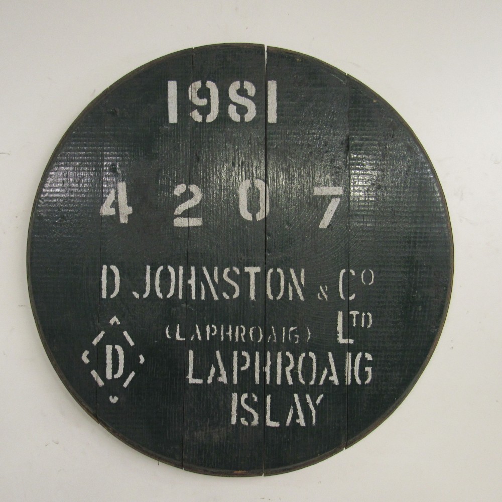 Laphroaig Fassdeckel