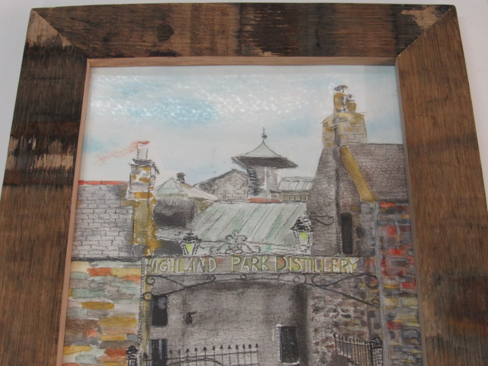 Aquarell "Highland Park"