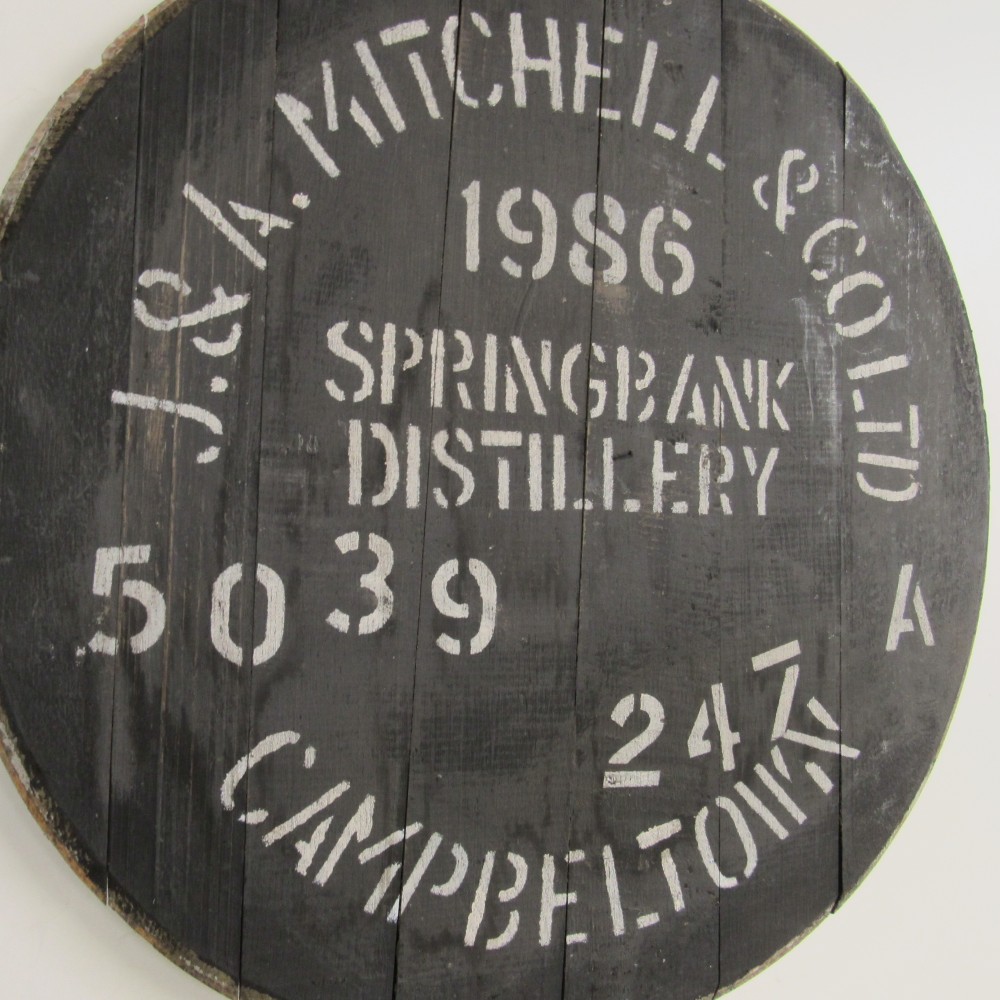 Springbank Fassdeckel
