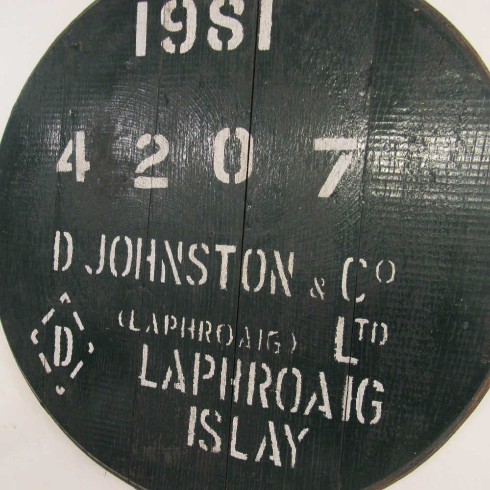 Laphroaig Fassdeckel